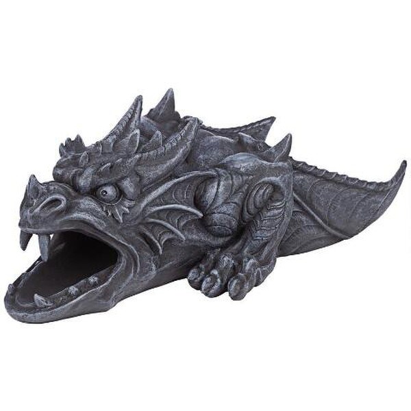 Drain Sculptural Dragon Rainspout Downspout Statue Gargoyle Gothic